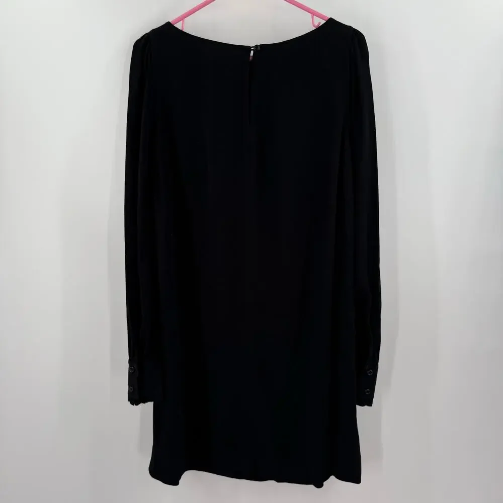 Kate Spade Cordette Dress Size 8 NWT Black Shift Mini Cocktail Evening Holiday